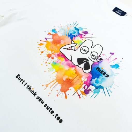ENRICH x Nibby Color Burst Tee - White：圖片 3