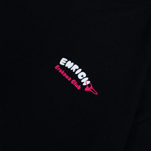 ENRICH x Nibby Erokawa Club Tee - Black：圖片 3
