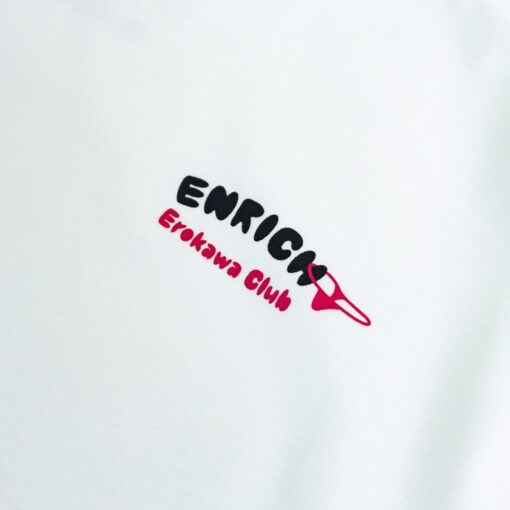 ENRICH x Nibby Erokawa Club Tee - White：圖片 3